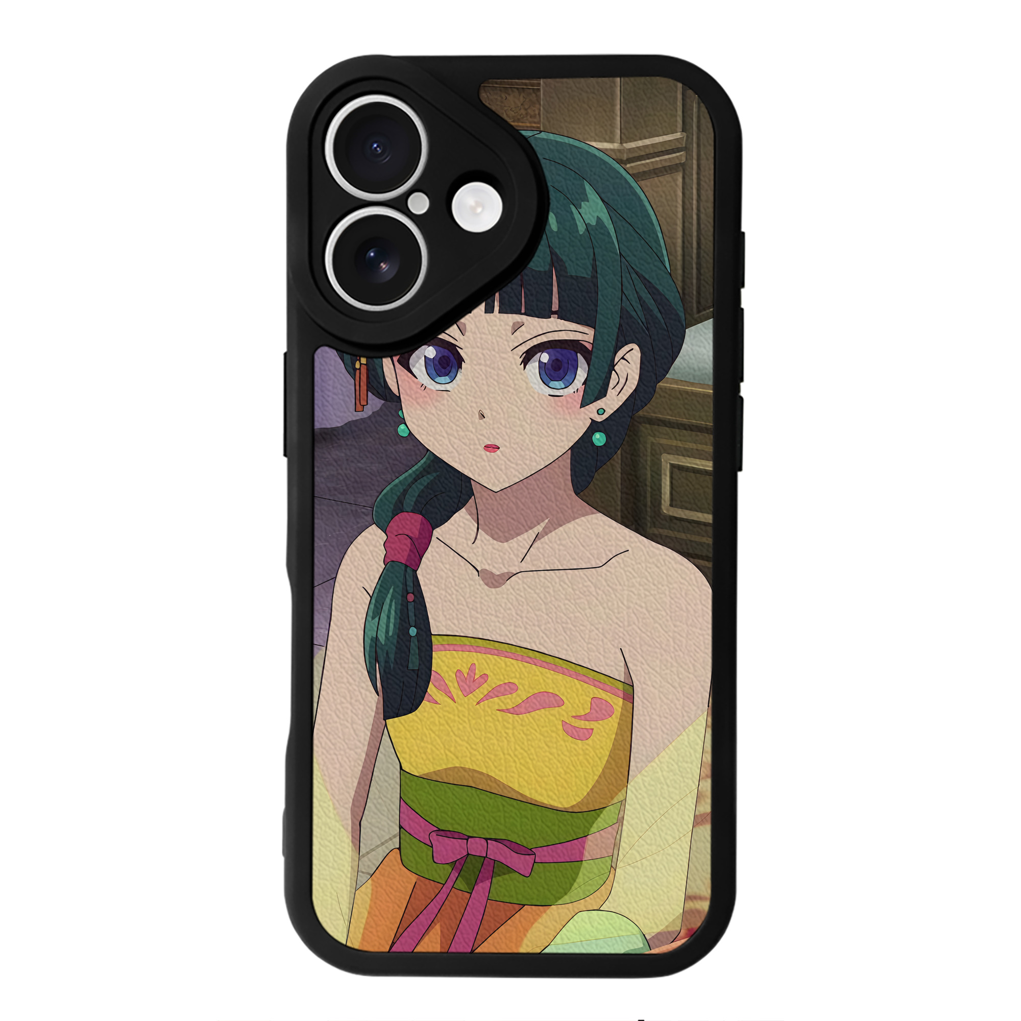 （画像用） 薬屋のひとりごと The Apothecary Diaries 【iPhone 16シリーズ対応】シリコンスマホケース（レザー調） 材質：シリコン